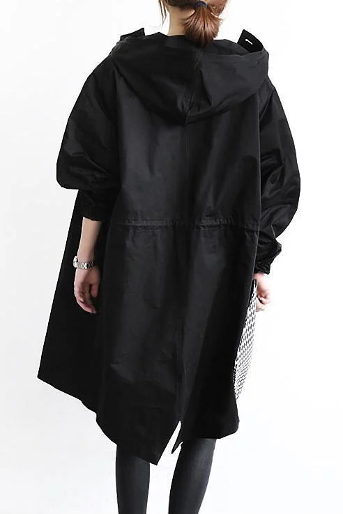 Hooded Trench Coat - Image 9