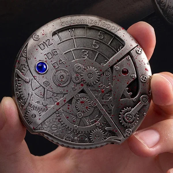 Steampunk Theme Roulette 7-in-1 Dice - Image 2