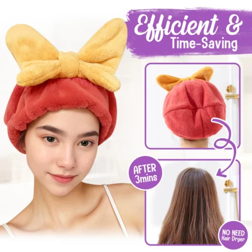 GFOUK™ 3Mins Fast Dry Absorbent Hair Towel Wrap - Image 2