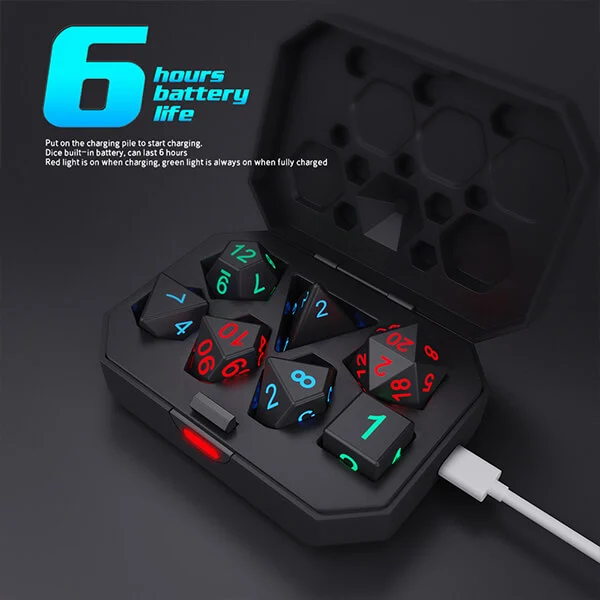 LED Flash Dice Set - Image 2