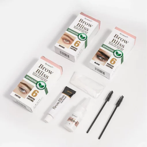 flysmus™ BrowBliss Semi-Permanent Eyebrow Tinting Kit - Image 3