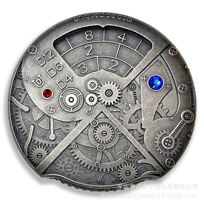 Steampunk Theme Roulette 7-in-1 Dice - Image 5