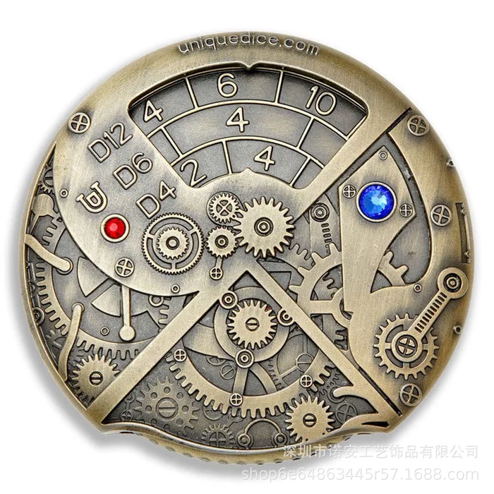 Steampunk Theme Roulette 7-in-1 Dice - Image 4