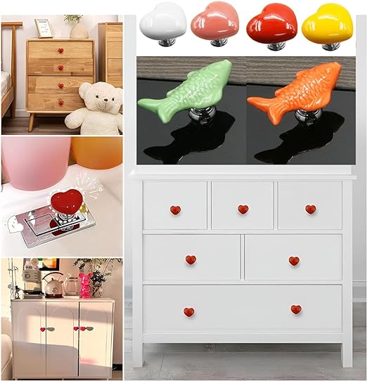 Love Heart Shaped Toilet Tank Button - Image 6