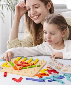 Montessori Pegboard Puzzle