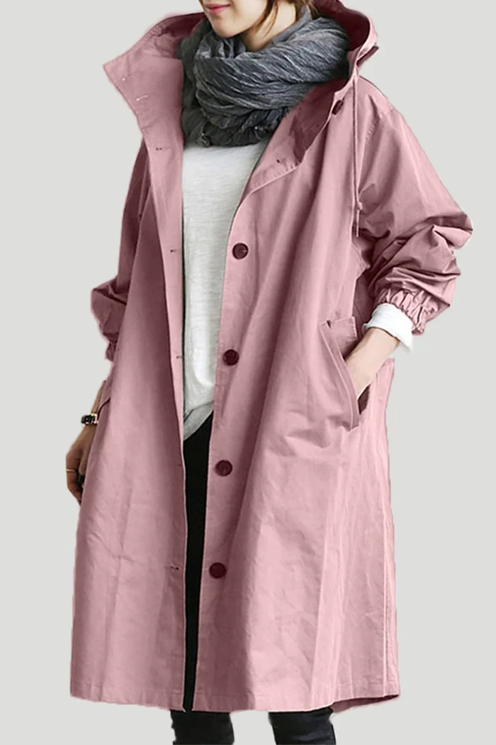 Hooded Trench Coat - Image 6