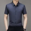 MENS ICE SILK BUSINESS SHIRT