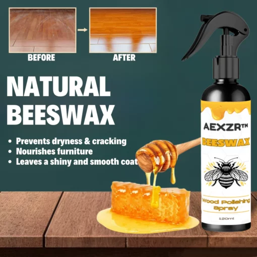 AEXZR™ Beeswax Wood Polishing Spray - Image 3