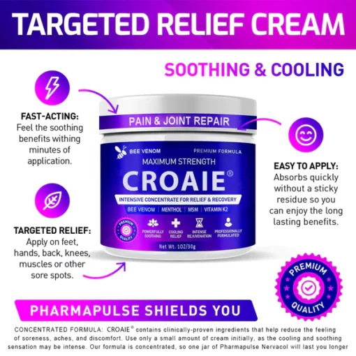 2023 CROAIE® Bee Venom Pain & Joint Repair Cream - Image 6