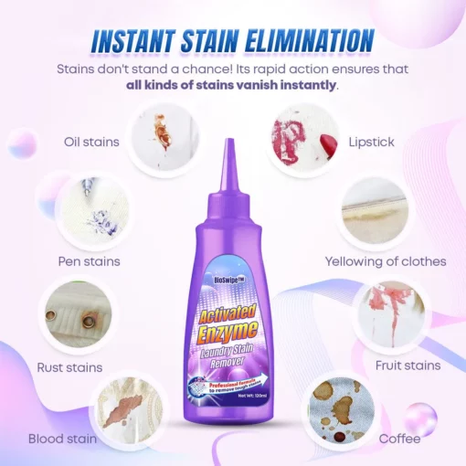 Croaie® Portable Activated Enzyme Laundry Stain Remover - Image 7