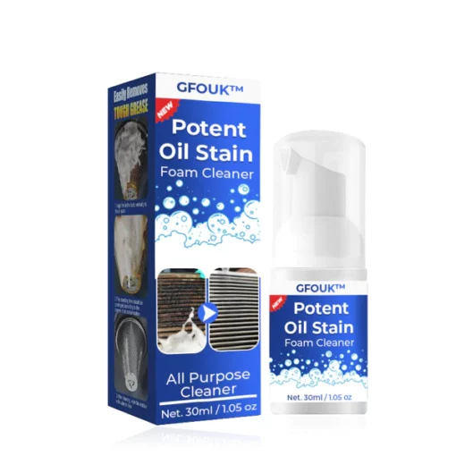Potent Oil Stain Foam Cleaner