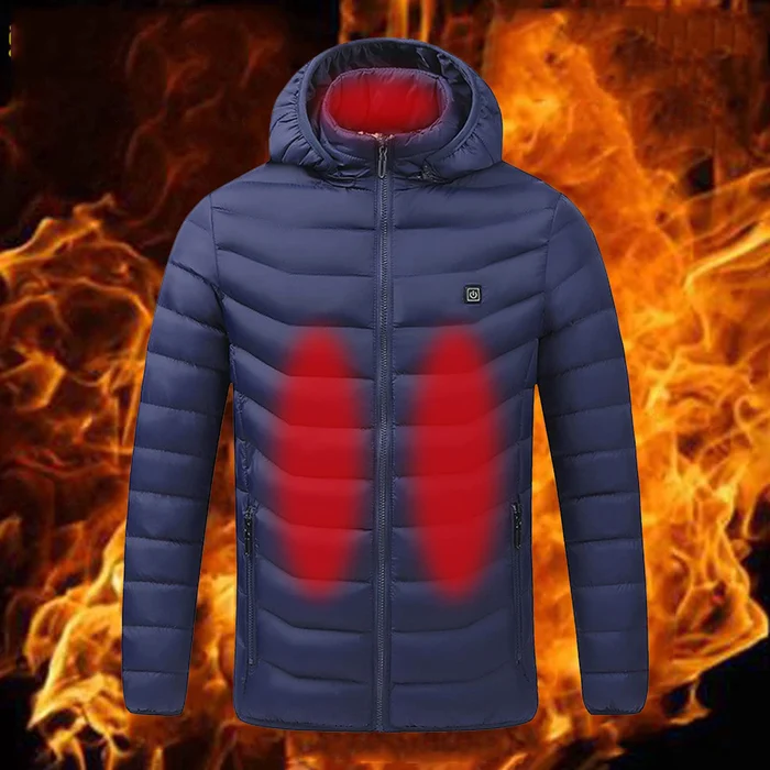 Unisex Heated Down Jacket - Image 2