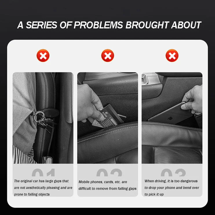 Car Seat Gap Plugs Storage Strips - Image 4