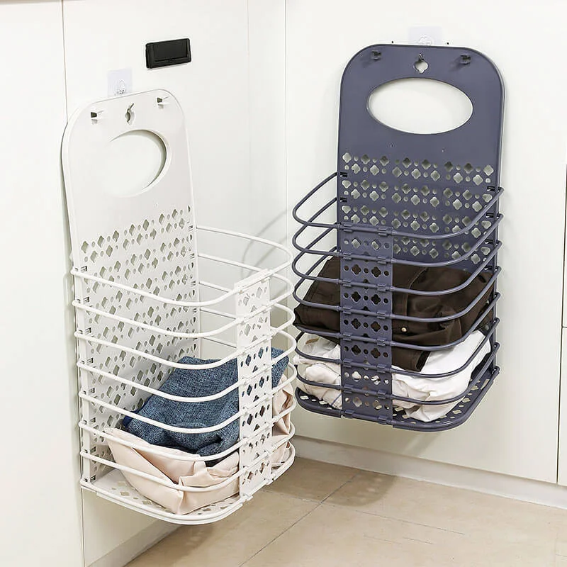 Wall-mounted foldable laundry basket - Image 4