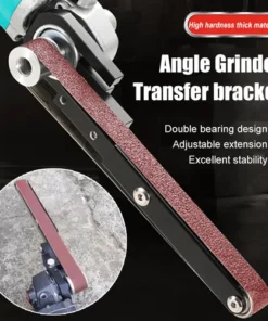 Angle grinder modified belt sander