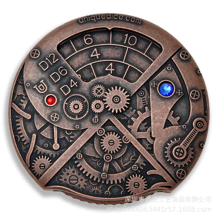 Steampunk Theme Roulette 7-in-1 Dice - Image 3