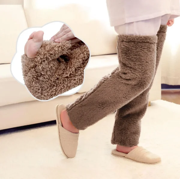 Fuzzy Legs Sock Slipper - Image 4