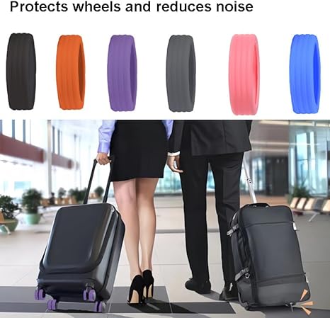 8 Pcs Luggage Compartment Wheel Protection Cover - Image 2