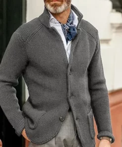 2023🔥 NEW STYLE STANDING COLLAR CARDIGAN