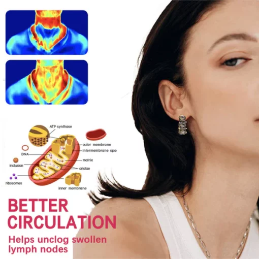 CZTICLE® Lymphvitic Magnetisch Earrings - Image 3