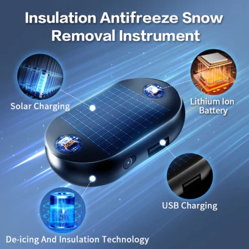 Removal™ Solar Electromagnetic Molecular Interference Freeze and Snow  Remover – Rechargeable