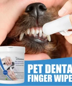 Pet Teeth Macular Bacteria Cleaning Finger Wipes
