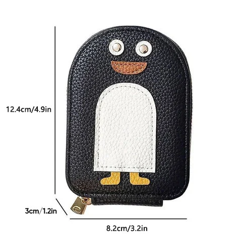 Cute Penguins PU Credit Card Coin Wallet - Image 17