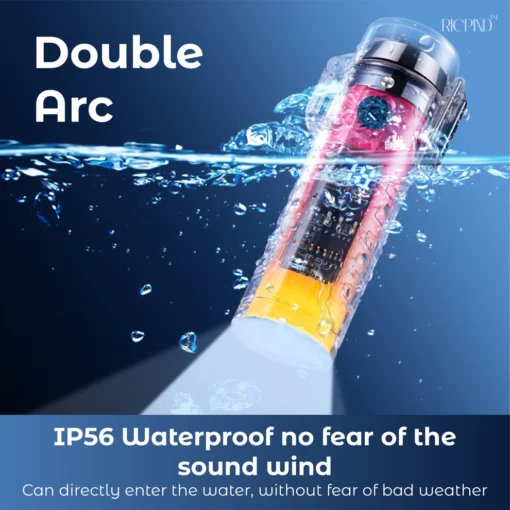 RICPIND High Power Electric Protect 2 in 1 Flashlight - Image 8