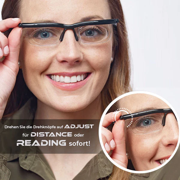 Oveallgo™ VisionShift Präzisionslesebrille mit einstellbarem Fokus - Image 2