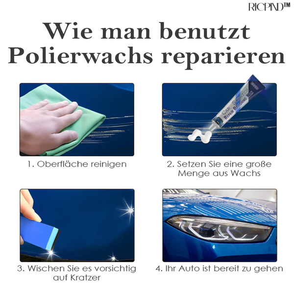 RICPIND Auto Kratzer Reparieren Polieren Wachs - Image 5