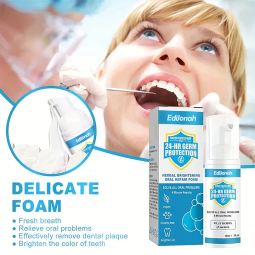 EdiJonah® Herbal Brightening Oral Repair Foam