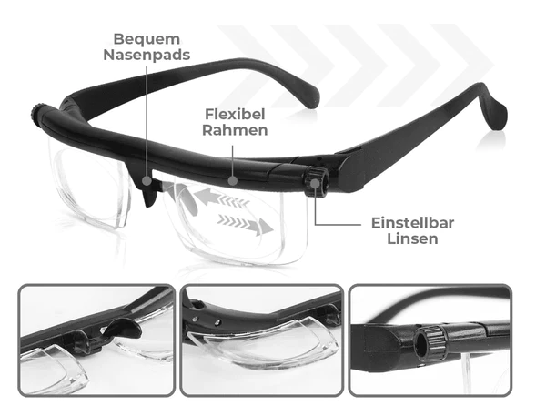 Oveallgo™ VisionShift Präzisionslesebrille mit einstellbarem Fokus - Image 10