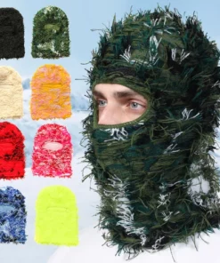 Warm Neck Protection Knitted Face Mask