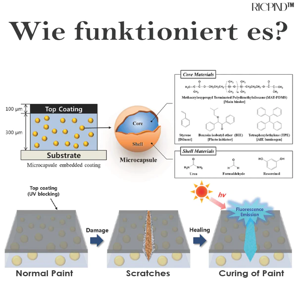 RICPIND Auto Kratzer Reparieren Polieren Wachs - Image 6