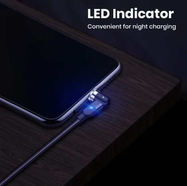 540° Fast Charging Three-In-One Rotating Magnetic Data Cable - Image 7