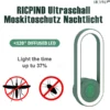 RICPIND Ultraschall Moskitoschutz Nachtlicht