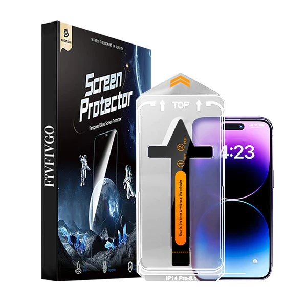 Fivfivgo™ Invisible Artifact Screen Protector – Staubfrei ohne Blasen