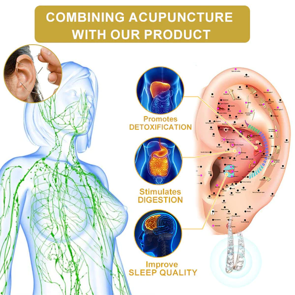 Futusly™ Lymphatic Magnetic Germanium Cross Curved Earrings - Image 9