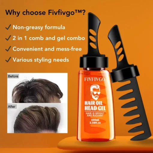 Fivfivgo™ Haarstylingkamm mit Gel - Image 2