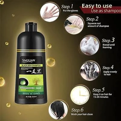 Yaguan Herbal Black Dew Shampoo - Image 2