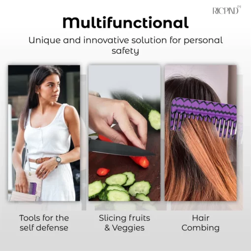 RICPIND Safe Guard Self-Defense Comb Blade Tool - Image 8