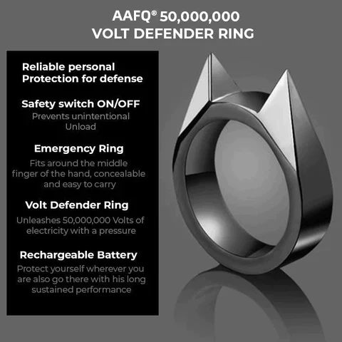 AAFQ™ 50000000 Volt Defender Ring