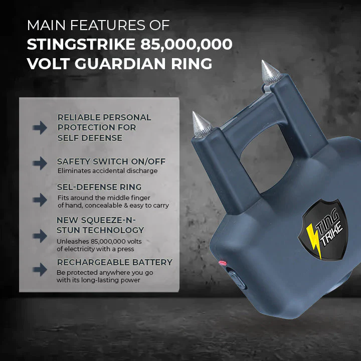 Oveallgo™ PROMAX StingStrike 85000000 Volt Guardian Ring - Image 11