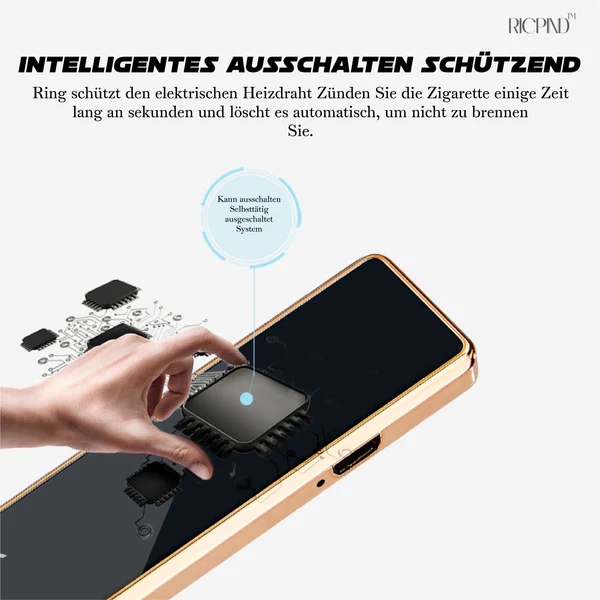 RICPIND Intelligente Elektronik Winddichtes wiederaufladbares USB-Feuerzeug - Image 5