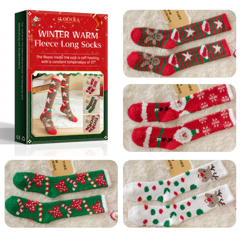 Sugoola™ Winter Warm Fleece Long Socks - Image 6