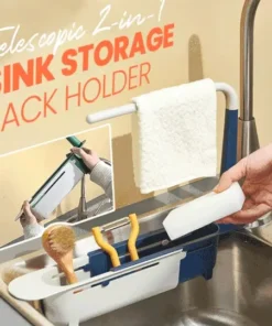 Updated Telescopic Sink Storage Rack
