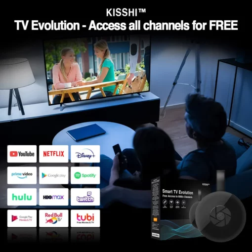 KISSHI™ Smart TV Evolution Free Access to 9000+ Channels - Image 2