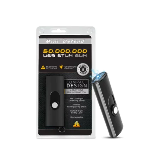 PKNEW™ MiniDefend 50000000 USB Stun Gun