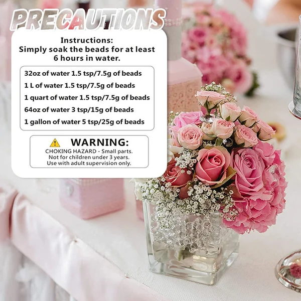 2250 Pieces 17-20mm Crystal Soil Water Bead Gel - Image 13