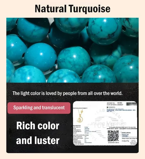 Turquoise Six-character Mantra Nine-eyed Dzi Bead Bracelet - Image 4